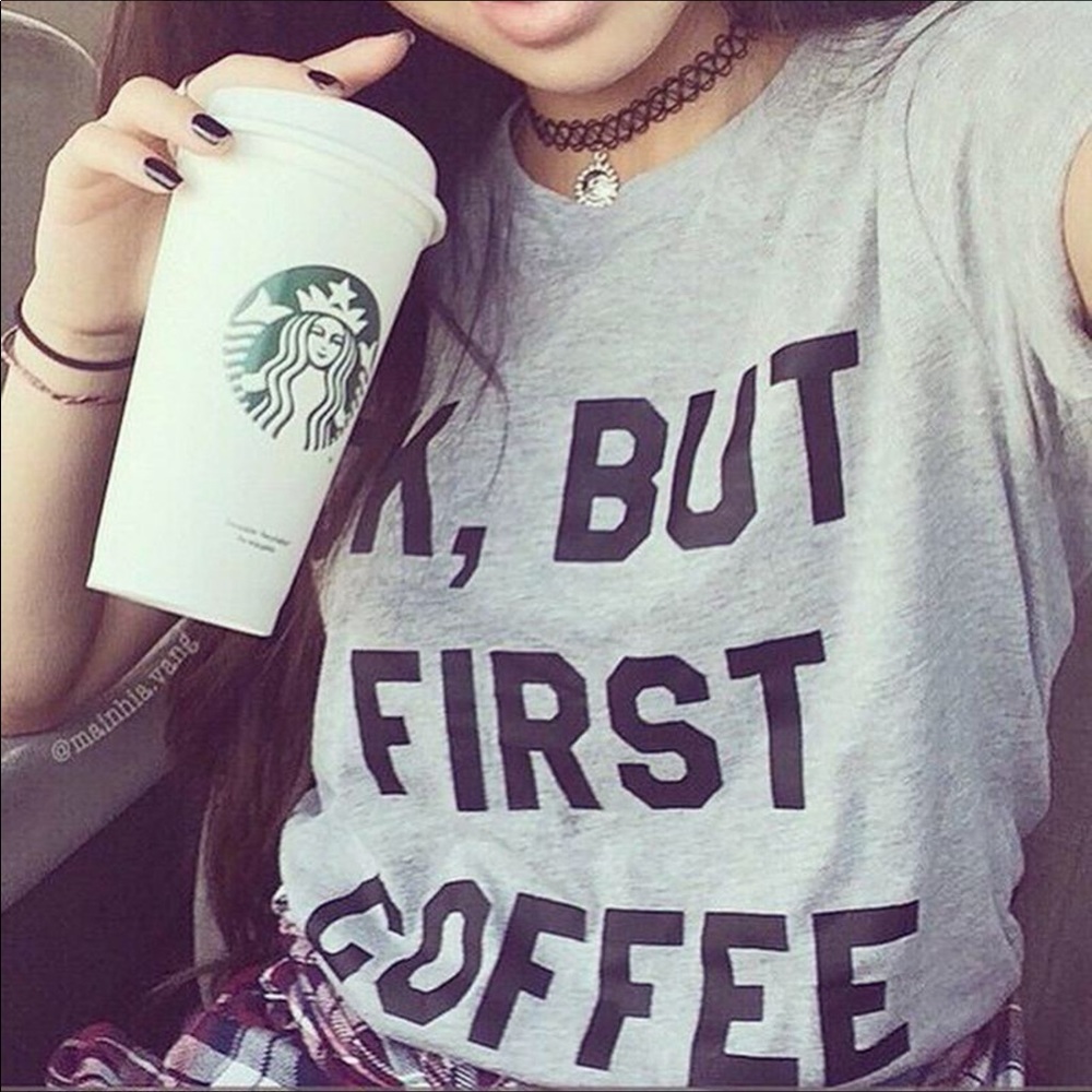 Coffee T-shirt - Picture 1 of 4